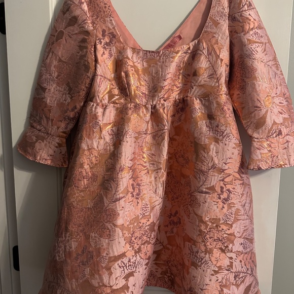 Anthropologie Eva Franco Baby Doll Bow Dress NWOT - Picture 9 of 15